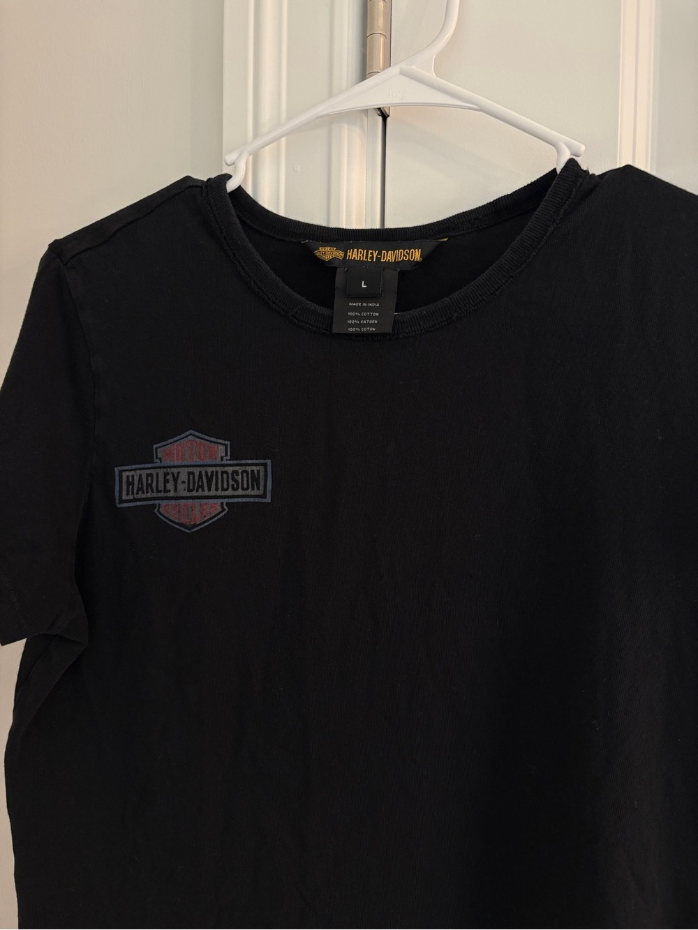 Harley-Davidson Black Short Sleeve Tee with Subtle Logo